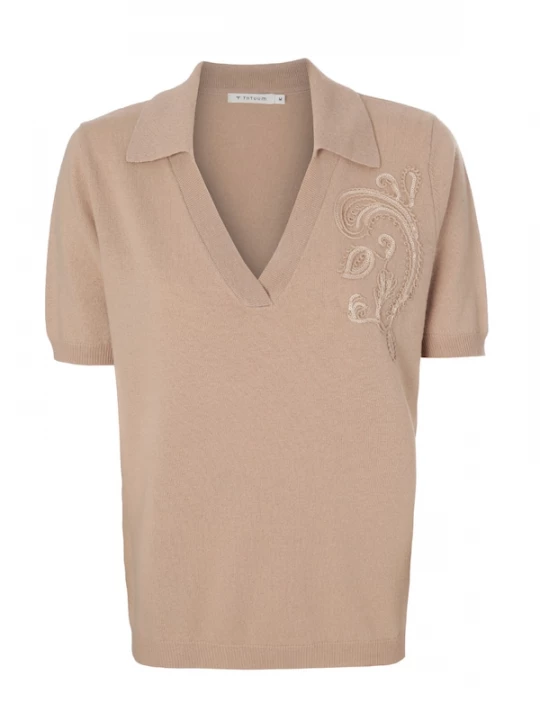 Foto van product TATUUM Trui 'LORO' beige / beige gemêleerd