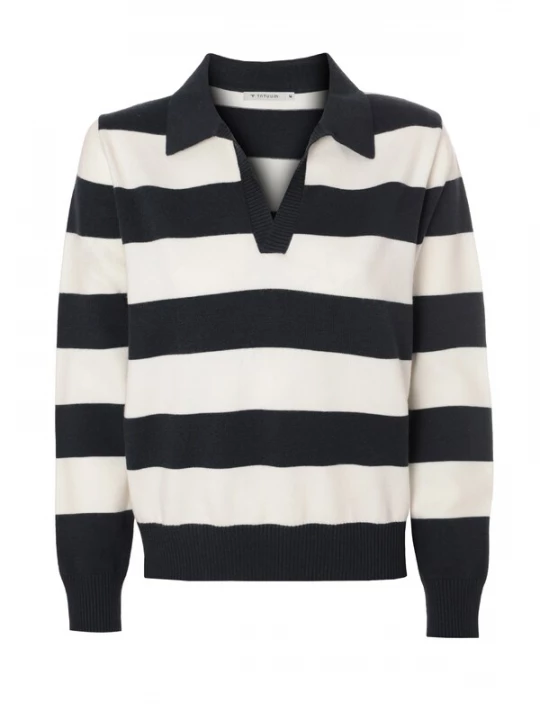 Foto van product TATUUM Trui 'POLA' navy / offwhite