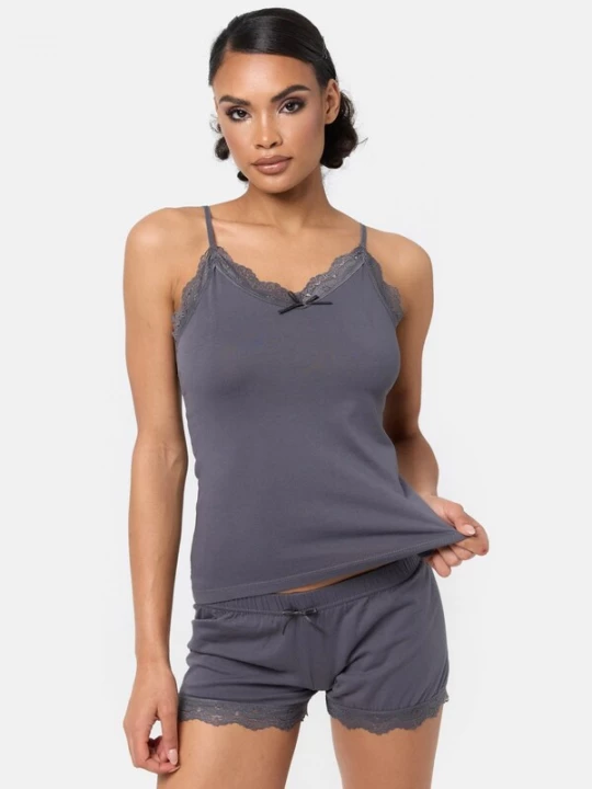 Foto van product Tazzio Korte pyjama 'F908' antraciet