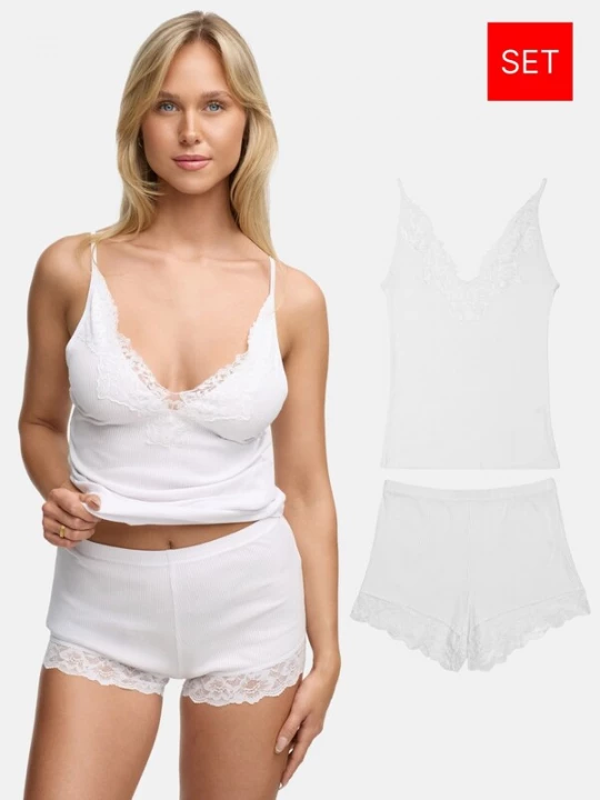 Foto van product Tazzio Korte pyjama 'F909' wit