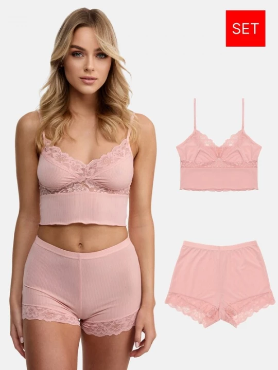 Foto van product Tazzio Korte pyjama 'F921' pink