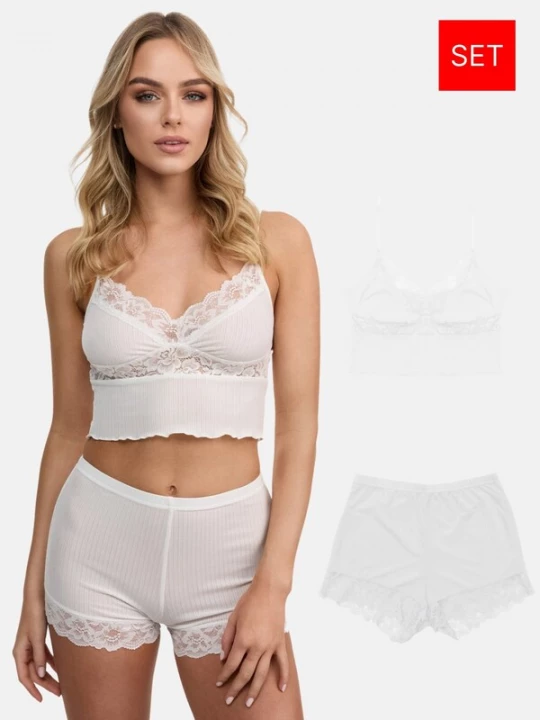 Foto van product Tazzio Korte pyjama 'F921' wit
