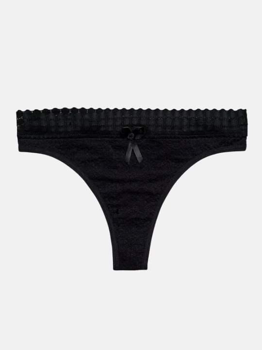 Foto van product Tazzio String '3er Pack F927' zwart