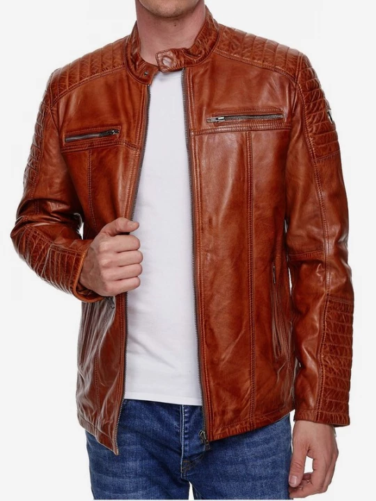 Foto van product Tazzio Tussenjas '19709' cognac