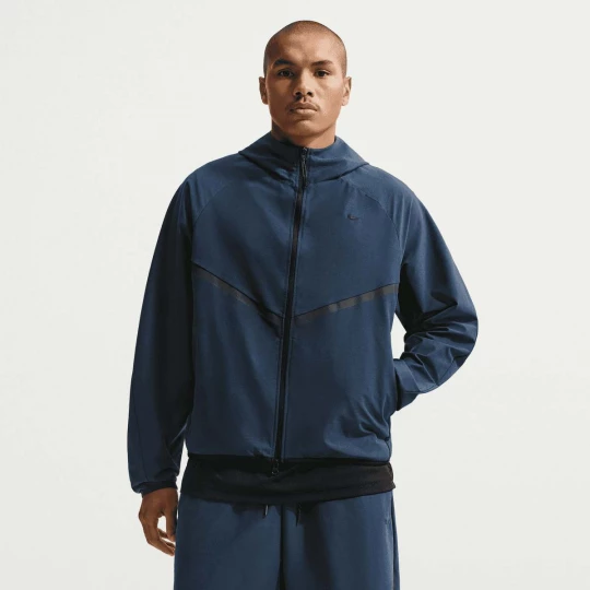 Foto van product Tech Shori Knit Full-Zip Windrunner Jacket Nike blauw