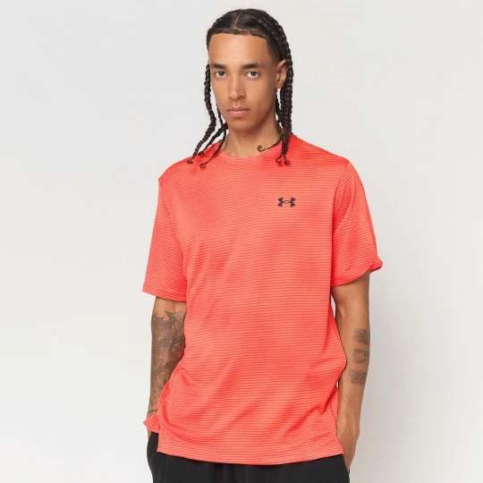 Foto van product Tech Vent VHS Jacquard Shortsleeve Under Armour rood