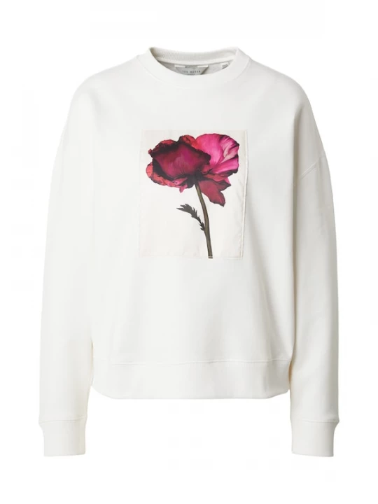 Foto van product Ted Baker Sweatshirt 'TONNIE' ecru / donkergroen / pink / roodviolet