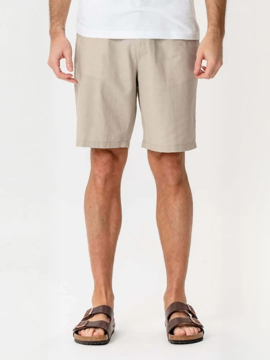Foto van product TEESHOPPEN Broek ' Linen Blend ' sand