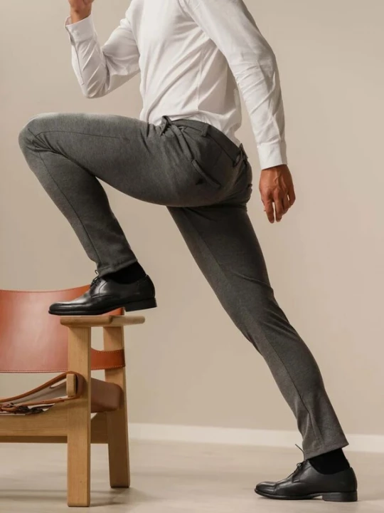Foto van product TEESHOPPEN Broek ' The Original ' donkergrijs