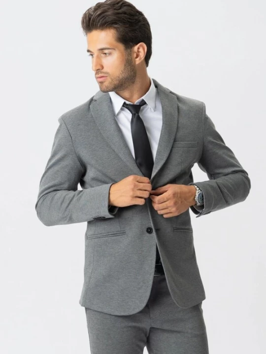 Foto van product TEESHOPPEN Business-colbert ' The Original ' donkergrijs