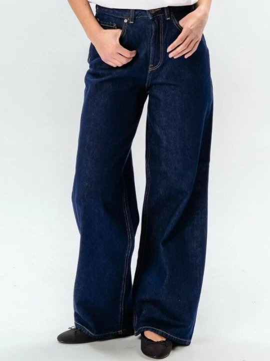 Foto van product TEESHOPPEN Jeans ' Wide ' blauw