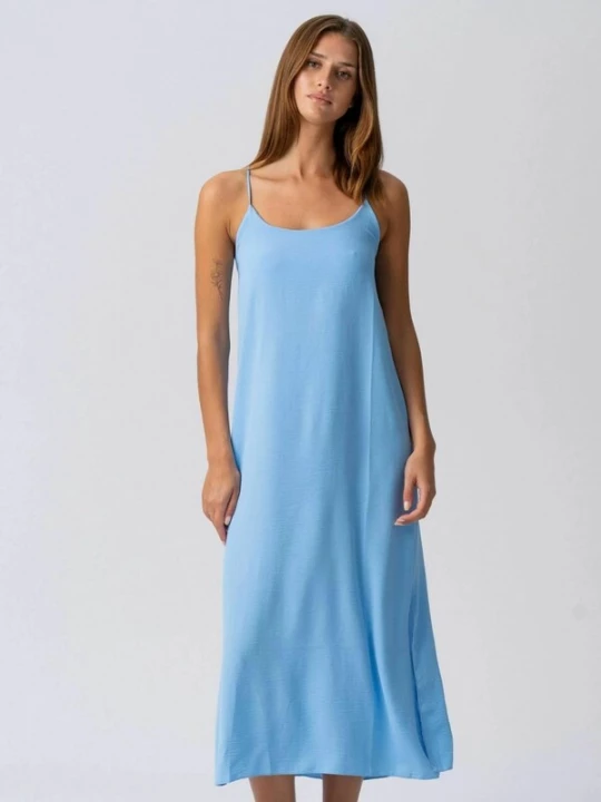Foto van product TEESHOPPEN Jurk ' Alecia ' blauw