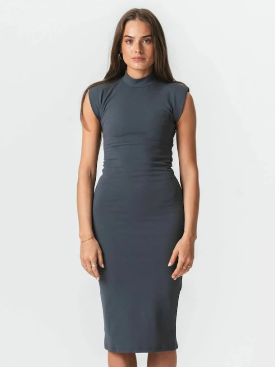 Foto van product TEESHOPPEN Jurk ' Isabella ' grijs