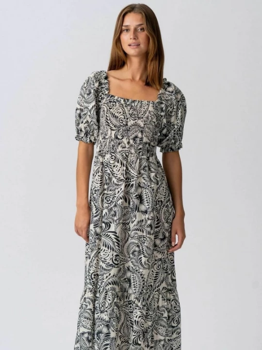 Foto van product TEESHOPPEN Jurk ' Lia ' zwart