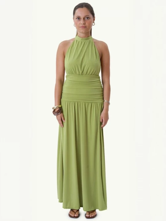 Foto van product TEESHOPPEN Jurk ' Olivia ' groen