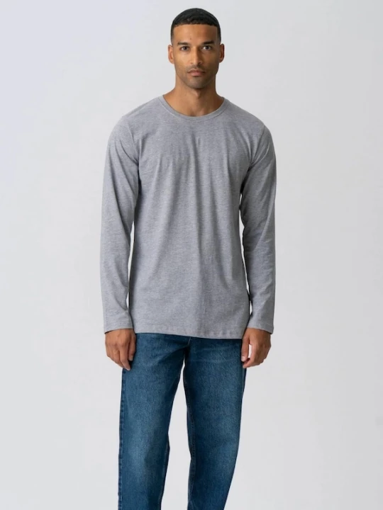 Foto van product TEESHOPPEN Overhemd ' Basic Long ' grijs