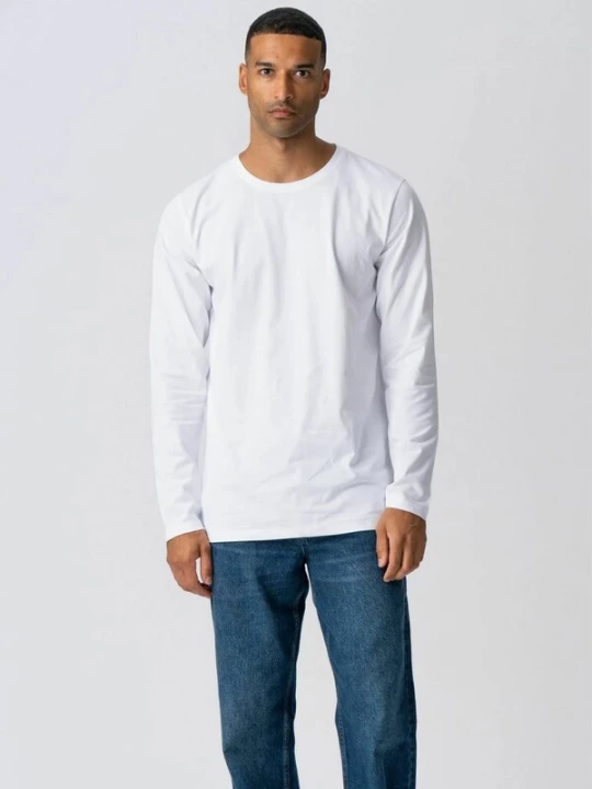 Foto van product TEESHOPPEN Overhemd ' Basic Long ' wit