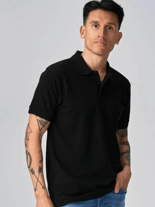 Foto van product TEESHOPPEN Overhemd ' Basic Polo ' zwart