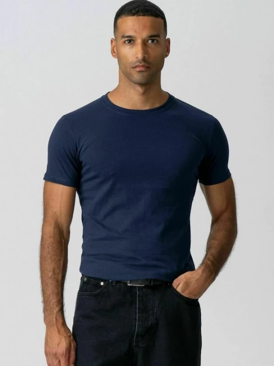 Foto van product TEESHOPPEN Overhemd ' Muscle T ' navy