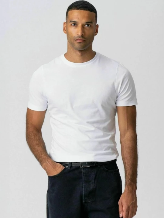 Foto van product TEESHOPPEN Overhemd ' Muscle T ' wit