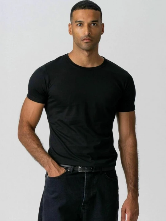 Foto van product TEESHOPPEN Overhemd ' Muscle T ' zwart