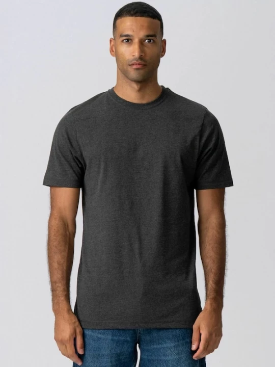 Foto van product TEESHOPPEN Overhemd ' Organic Basic ' donkergrijs