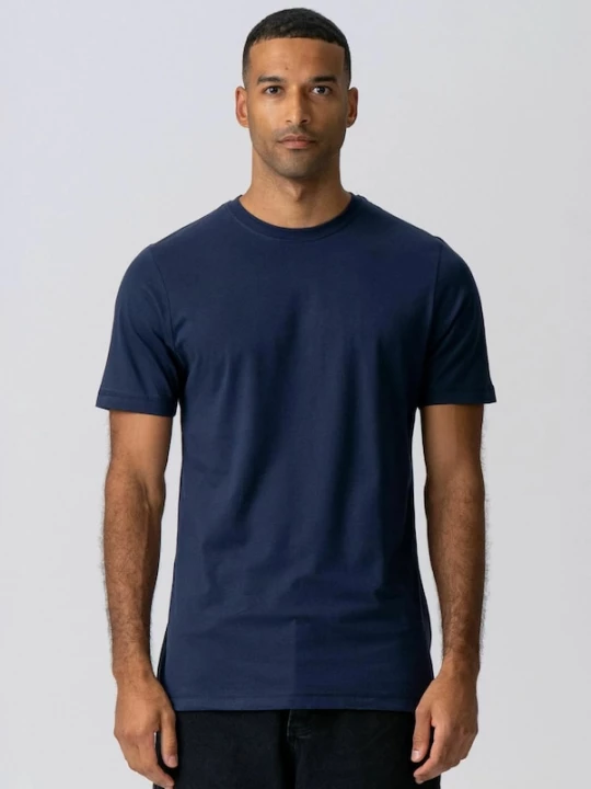 Foto van product TEESHOPPEN Overhemd ' Organic Basic ' navy