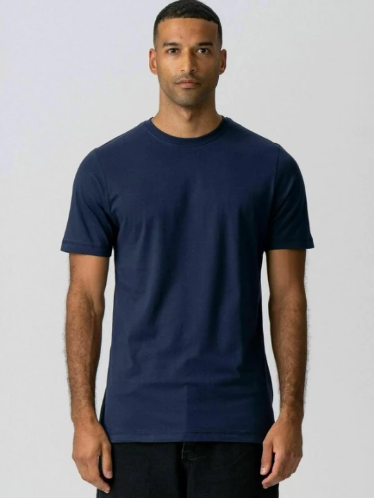 Foto van product TEESHOPPEN Overhemd ' Organic Basic ' navy