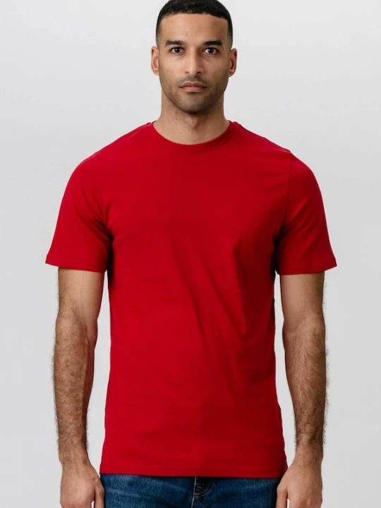Foto van product TEESHOPPEN Overhemd ' Organic Basic ' rood