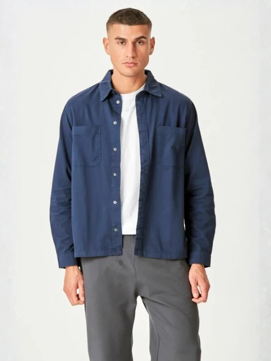 Foto van product TEESHOPPEN Overhemd ' Shirt ' blauw