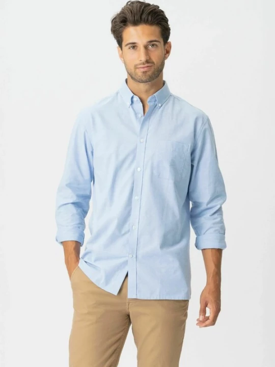 Foto van product TEESHOPPEN Overhemd ' The Original ' blauw