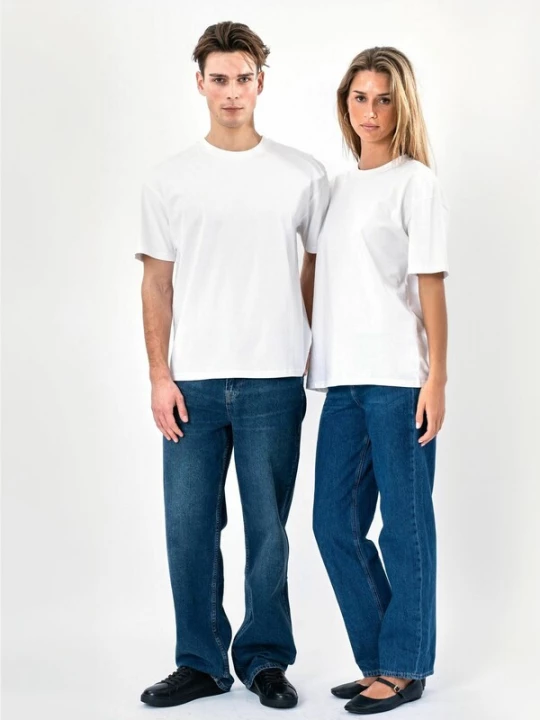 Foto van product TEESHOPPEN Top ' Heavy ' wit