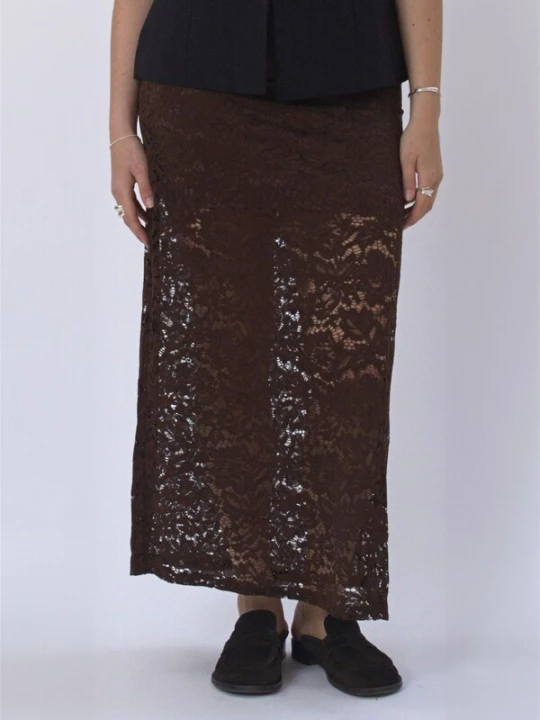 Foto van product TEESHOPPEN Trui ' Amara ' donkerbruin