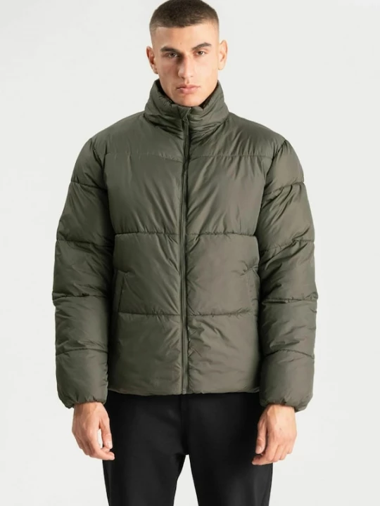 Foto van product TEESHOPPEN Tussenjas ' Puffer Jacket ' olijfgroen