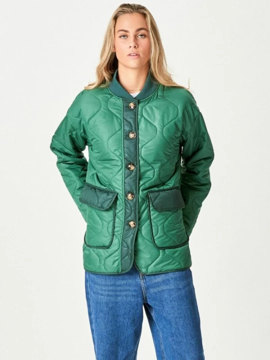 Foto van product TEESHOPPEN Tussenjas ' Quilted ' groen