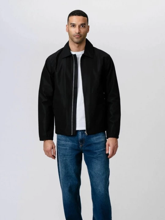 Foto van product TEESHOPPEN Tussenjas ' Short Zip ' zwart