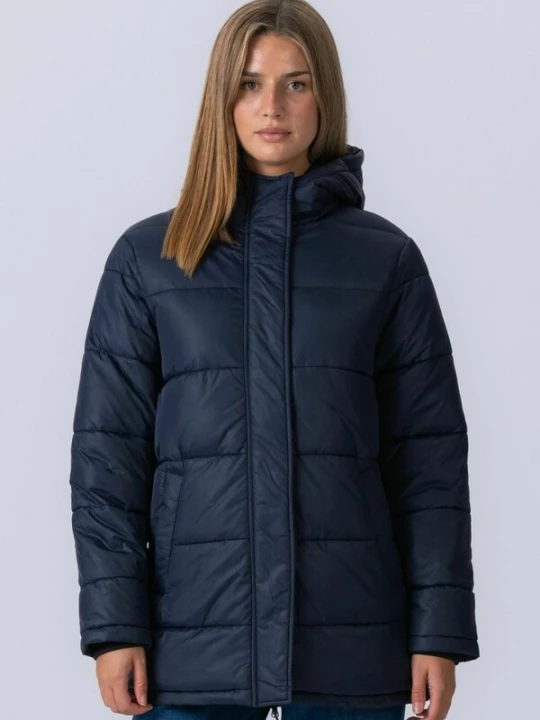 Foto van product TEESHOPPEN Winterjas ' Long Puffer ' navy