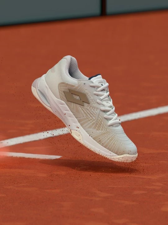 Foto van product Tennisschoenen voor kleibanen Lotto wit