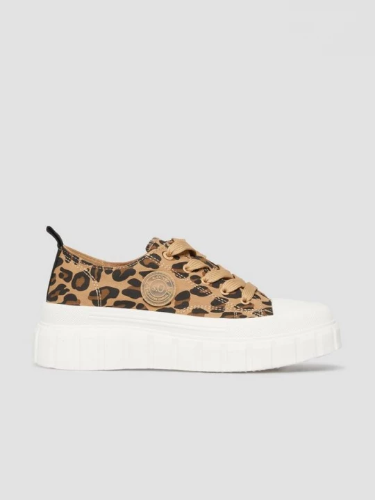 Foto van product Textielen sneaker met plateauzool s.Oliver niebieski