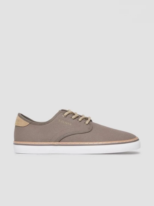 Foto van product Textielen sneaker met veters s.Oliver olijfgroen