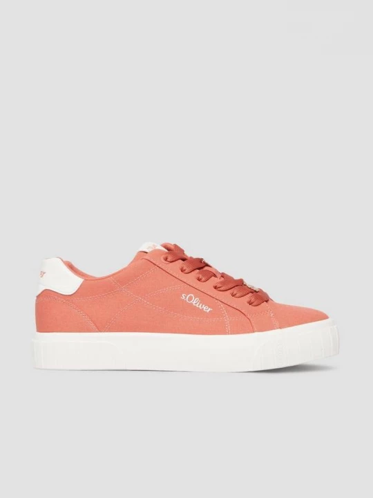 Foto van product Textielen sneaker met veters s.Oliver sinaasappel