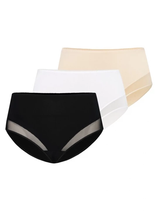 Foto van product TEYLI Broekje 'Filly' beige / zwart / wit