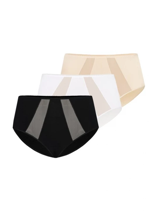 Foto van product TEYLI Broekje 'Vicky' beige / zwart / wit