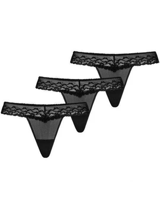 Foto van product TEYLI String 'Leo' zwart