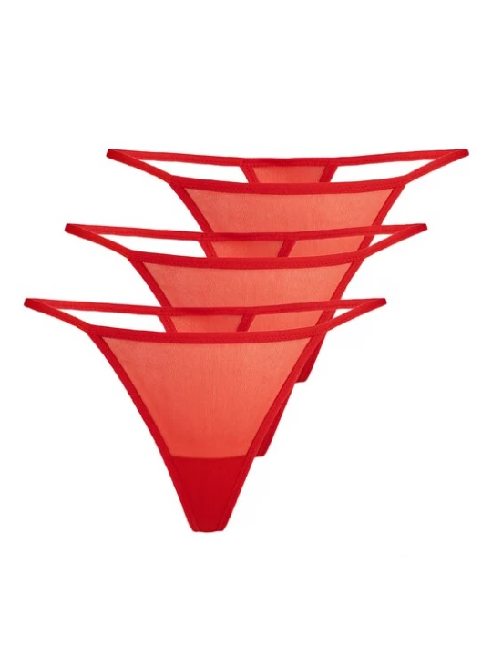 Foto van product TEYLI String 'Paski' rood