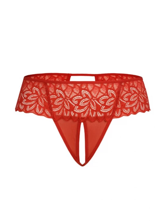 Foto van product TEYLI String 'Rossu' wijnrood