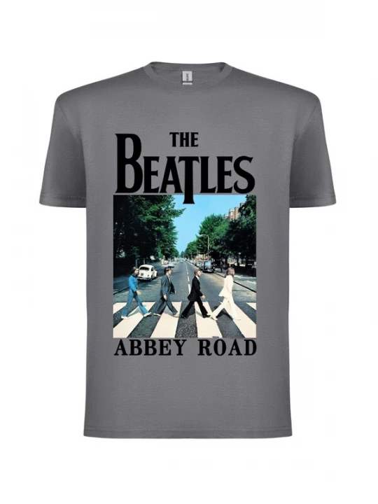 Foto van product The Beatles Shirt 'Beatles Abbey Road T-Shirt' grijs