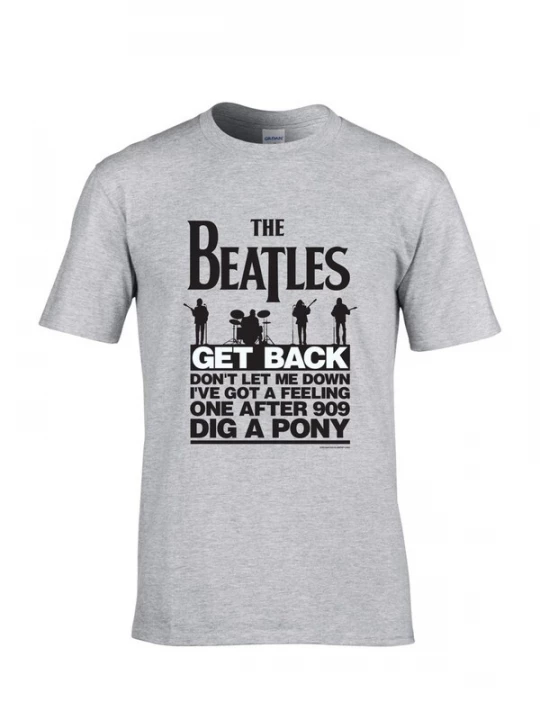 Foto van product The Beatles Shirt 'Beatles – Get Back T-Shirt' grijs