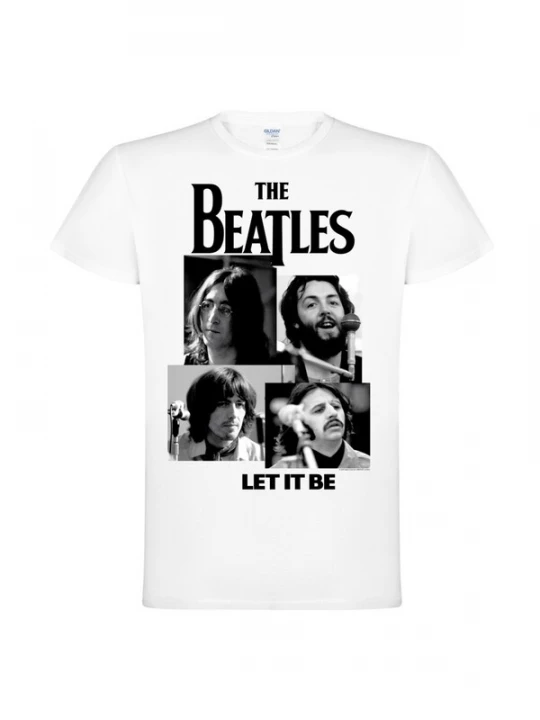 Foto van product The Beatles Shirt 'Beatles – Let It Be T-Shirt' wit