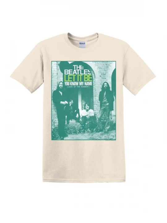 Foto van product The Beatles Shirt 'Beatles – Let It Be (You Know My Name) T-Shirt' natuurwit